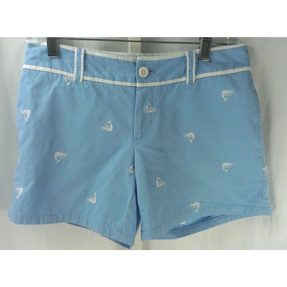 Lilly Pulitzer Callahan Short Palm Beach Fit Embroidered Shrimp size 2